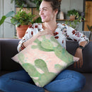 Cactus Panel Iii Throw Pillow By Albena Hristova