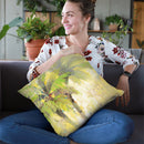 Breezy Palm I Throw Pillow By Albena Hristova