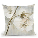 Elegance Ii Greige Throw Pillow By Albena Hristova