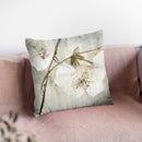 Elegance Ii Greige Throw Pillow By Albena Hristova