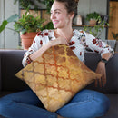 Gilded Rockin Moroccan Throw Pillow By Albena Hristova