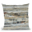 Spring Stream Crop Throw Pillow By Albena Hristova
