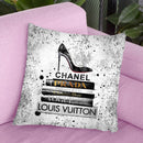 Bookstackoes Gray V Throw Pillow By Amanda Greenwood