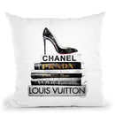 Bookstackoes Iv Throw Pillow By Amanda Greenwood