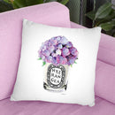 Candle Hydrangea Throw Pillow By Amanda Greenwood
