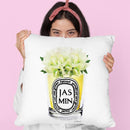 Candle Jasmin Throw Pillow By Amanda Greenwood