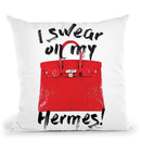I Swear On My Bag I Throw Pillow By Amanda Greenwood
