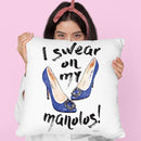 I Swear On Myoes Ii Throw Pillow By Amanda Greenwood