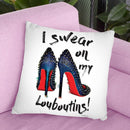 I Swear On Myoes Throw Pillow By Amanda Greenwood