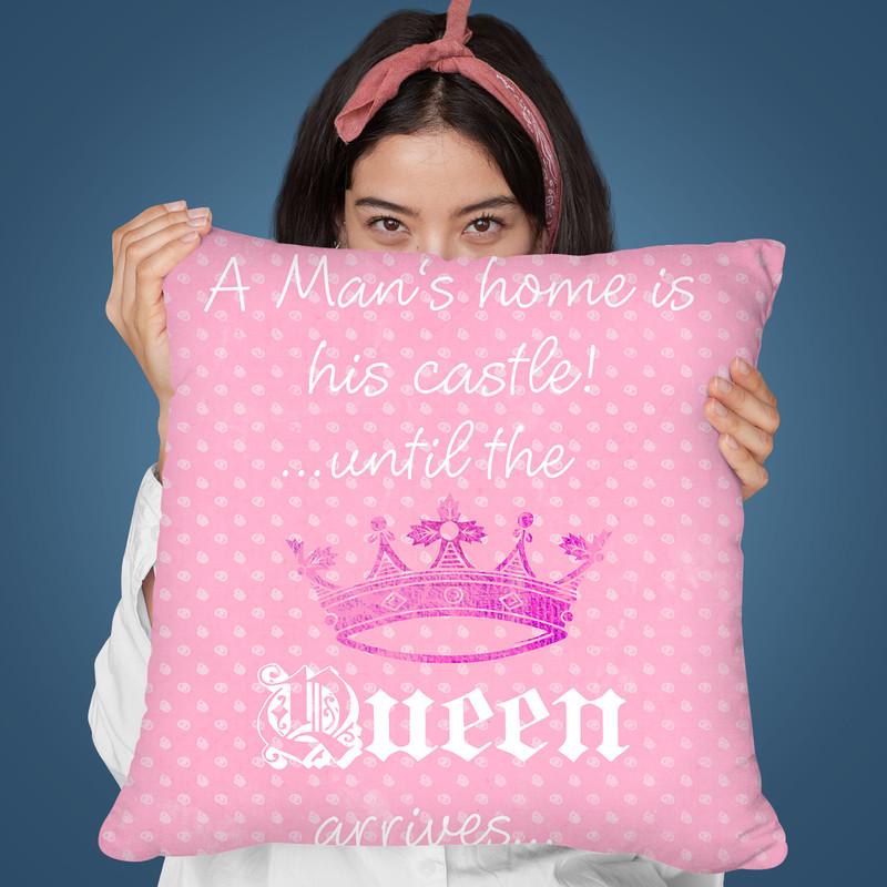 A Mans Home Throw Pillow By Andrea Haase
