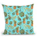Aloha Blue Throw Pillow By Andrea Haase