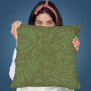 Aloha Green Pattern Throw Pillow By Andrea Haase