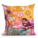 Artwork Collage Throw Pillow By Andrea Haase
