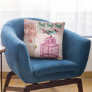Bird Collage I Throw Pillow By Andrea Haase