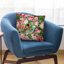 Bird Flowers Throw Pillow By Andrea Haase