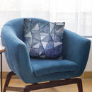 Blue Stained Glass Throw Pillow By Andrea Haase