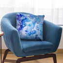 Blue Woman Throw Pillow By Andrea Haase