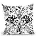 Boho Tiger I Throw Pillow By Andrea Haase
