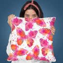 Butterfly Artsy Throw Pillow By Andrea Haase