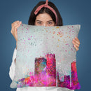 City Of Colors Throw Pillow By Andrea Haase
