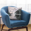 Cliff Water Geometric Throw Pillow By Andrea Haase