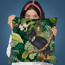 Cockatoos Jungle Joy Throw Pillow By Andrea Haase