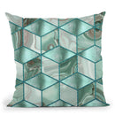 Emerald Glamour Throw Pillow By Andrea Haase