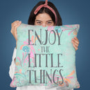 Enjoy The Little Things Throw Pillow By Andrea Haase