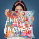 Enjoy The Moment Throw Pillow By Andrea Haase