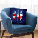 Free Spirit Usa Throw Pillow By Andrea Haase