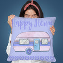 Happy Home Throw Pillow By Andrea Haase