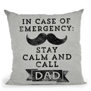 In Case Of Emergency Throw Pillow By Andrea Haase