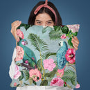 Jungle Rendevous Throw Pillow By Andrea Haase