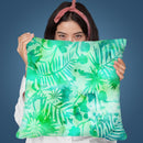 Jungle Watercolor Throw Pillow By Andrea Haase