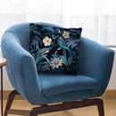 Junglebirds At Night Throw Pillow By Andrea Haase