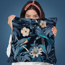 Junglebirds At Night Throw Pillow By Andrea Haase