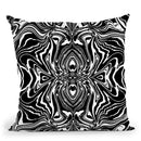 Kaleido Black And White Throw Pillow By Andrea Haase
