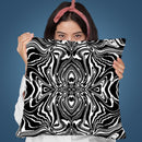 Kaleido Black And White Throw Pillow By Andrea Haase