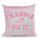 Karma Throw Pillow By Andrea Haase