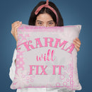 Karma Throw Pillow By Andrea Haase