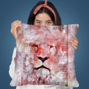 King Of Africa Throw Pillow By Andrea Haase