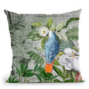 Kingdom Of Birds Throw Pillow By Andrea Haase