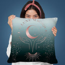 La Lune Magique Rosegold Throw Pillow By Andrea Haase