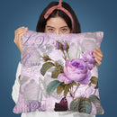 La Vie En Rose Ii Throw Pillow By Andrea Haase