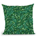 Leaf Pattern Throw Pillow By Andrea Haase