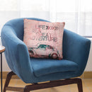 Life Is A Great Adventure Throw Pillow By Andrea Haase