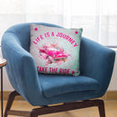 Life Is A Journey Throw Pillow By Andrea Haase