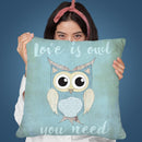 Love Is Owl Throw Pillow By Andrea Haase