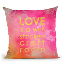 Love Is Throw Pillow By Andrea Haase
