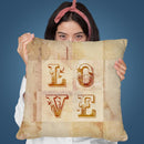 Love Throw Pillow By Andrea Haase